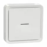 Schneider Electric Wiser Smart Home Rauchmelder, Steuerung manuell oder per App, über Hub kompatibel mit Alexa und Google, IP20, 10-Jahres Batterie, Artikelnummer CCT599002