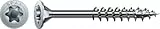 SPAX Universalschraube, 5 x 60 mm, 500 Stück, Teilgewinde, Senkkopf, T-STAR plus T20, 4CUT, WIROX - 0191010500605
