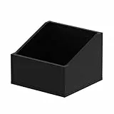 Glorious Record Box advanced black 110 - bis zu 110 Platten im 12''-Format, optisch abgestimmt, Lieferung ohne Dekoration, schwarz, 355 x 265 x 340
