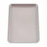 CHEFMADE 15-zoll Umrandeten Backen Pan, Nicht-stick Carbon Stahl Cookie Blatt Pan für Ofen Rösten Fleisch Brot Gelee Rolle Battenberg Pizzas Gebäck 15' x 10' (Champagne Gold)