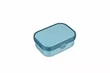 Mepal - Brotdose Kinder Campus - Bento Box - Brotdose Kinder mit Fächern & Gabel - Meal Prep Box mit Clip-Verschluss - BPA-frei & Spülmaschinenfest - 750 ml - Cool blue