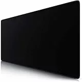 TITANWOLF - XXL Speed Gaming Mauspad Titanwolf Schwarz 900 x 400mm - XXL Mousepad - Tischunterlage Large Size - verbessert Präzision und Geschwindigkeit