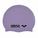 arena Classic Unisex Silikon-Badekappe, Schwimmkappe für Frauen und Männer, Badekappe mit Verstärktem Rand, Weiche und Strapazierfähige Schwimmkappe