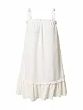 PIECES Damen Pcviolet Strap Dress Sww Kleid, Buttercream, S EU
