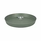 elho Loft Urban Untersetzer Rund 24 - Untersetzer für Außen & Zubehör - Ø 24.4 x H 3.4 cm - Grün/Pistazien Grün