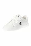 Calvin Klein Damen Cupsole Sneaker Low Top, Weiß (Triple Bright White), 37