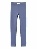NAME IT Mädchen Nkfdavina Solid SWE Legging Bru N Noos, Blue Ice, 128