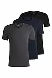 BOSS Hugo Herren T-Shirt Rn 3p Co T-Shirt, Open Blue, L
