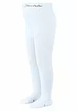Sterntaler Mädchen Uni Strumpfhose, Weiß, 122-128 EU