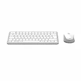 Hama Tastatur Maus Set kabellos (Multi Device Tastatur und Maus mit Bluetooth/Funk für PC, Smartphone, Tablet, klein, mit Batterien, leise Scissortasten, Multimedia Tasten, deutsches QWERTZ-Layout)
