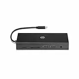 HP 235N8AA USB-C Reisehub G2 (USB Hub, USB C hub, 4 Ports, 2x USB-A, HDMI, VGA) schwarz