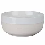 BUTLERS Müslischale „Lieblingsmensch“ Steinzeug 650 ml – ME TIME – Müslischüssel weiß beige | Obstschale für Frühstück, Suppe, Salat, Dessert, Pasta | Snackschale & Salatschüssel