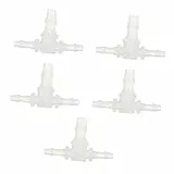 ULTECHNOVO 5 Stück Teiliges Kunststoff Aquarium Luftschlauch Verbinder Verteiler Einfach zu Montieren für Aquarien und Fischbecken zur Luftstromregelung Geeignet