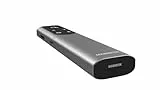 Kabelloser Presenter mit digitalem Laserpointer - Marmitek WPR-400 Präsentationsfernbedienung, Air-Maus Funktion, Zoom, 30 Meter Reichweite, USB-Empfänger, Ideal für Präsentationen