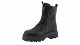 Tom Tailor Damen 6390870001 Mode-Stiefel, Black, 38 EU