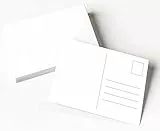 Clever Pool, Blanko Postkarten zum Selbstgestalten, Postkarte aus weißem Karton, Postkarten zum Bedrucken (50 x DIN A6)