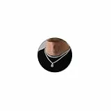 Rajputana Kette Mit Buchstaben,Buchstaben Kette,Halskette Herren,Kette Edelstahl,Kette Jungs,Kette Herren Silber,Ketten für Jungen,Initial Necklace,Chain Letter,Kette Buchstabe B