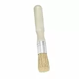 HOODANCOS Holzpinsel Für Malen Und Basteln Mit Borstenpinsel Für Öl Und Acrylmalerei Runder Schablonenpinsel Mit Holzgriff Kleiner Pinsel Für Erwachsene Und Junge Mädchen