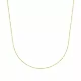 Amor Collier 925 Sterling Silber Damen Halsschmuck, 42+3 cm, Gold, Kommt in Schmuck Geschenk Box, 2038560