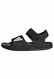 adidas Adilette Sandals RUTSCHEN, Core Black/Cloud White/Core Black, 38 EU