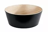 APS Schale „Frida“, Bowl, Melamin Schale, Ø 26,5 cm, 10,5 cm Höhe, beige/schwarz, für 3,4 Liter Inhalt