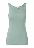 s.Oliver Damen T-Shirt – Slim Fit, Baumwolljersey, ärmellos mit U-Ausschnitt