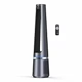 Rowenta rotorloser 2 in1 Luftreinigungsventilator Eclipse QU5030 | Luftreiniger und Ventilator | Feinpartikel | 12 Geschwindigkeiten | Timer | verzögerte Startfunktion | Fernbedienung | Anthrazit