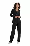 Dagi Women's Anthracite Regular Waist Jogger Knitted Pants, Anthracite,XL