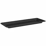 Generisch TeraPlast™ Untersetzer NARA Anthrazit grau rechteckig 80 x 18 cm - Kunststoff