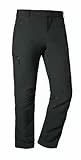 Schöffel Herren Pants Folkstone, leichte Wanderhose mit Stretch-Material, robuste Outdoor Hose mit sportlichem Schnitt, asphalt, 48