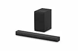 LG DS40T 2.1 Soundbar (300W) mit kabellosem Subwoofer (ARC, HDMI, Optisch, Bluetooth) [2024], Schwarz