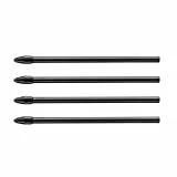 LAMY Safari Twin Pen EMR Stylus Pen Ersatzspitze Black (4 STK.) – austauschbare LAMY Z109 PC/EL Pointier Spitze für Glatte (glänzende) Oberflächen – 0,35 mm Spitzenradius