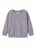 Name IT Mädchen Nmfvima Ls Sweat Bru Noos, Lavender Gray, 122-128