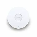 TP-Link EAP610 AX1800 Gigabit Dualband WiFi 6 WLAN Access point (Dualband 1775Mbit/s, Omada SDN, zentrales Management, 1 Gigabit Port, nahtloses WLAN-Roaming, PoE/DC angetriebene) weiß