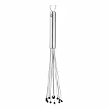 WMF Profi Plus Rührblitz 27 cm, Schneebesen Silikon -Kugeln, Cromargan Edelstahl teilmattiert, Rührblitz Silikon-Kugeln hitzebeständiges Silikon, Rührbesen, Quirl