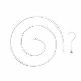 TOPINCN Runder Spiral-Bettlaken-Aufhänger, Wäscheständer Wäscheaufbewahrung und -Organisation Eisen-Spiral-Steppdecken-Trockenbügel-Aufhängehaken Spiralrotierender