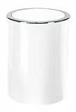 Kleine Wolke Clap Mini, 8415114858, ABS, Kosmetikeimer, Inhalt 1,5 Liter, Schneeweiss 12,8 cm x 16,2 cm