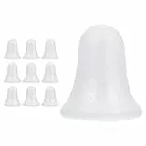 EXCEART 10stücke Schaum Glocken DIY Weihnachtsbaum Dekorationen Bastelmaterial Unbemalte Schaumglocken Für Handwerksprojekte Höhe Für Weihnachtsfeiern Und Bastelarbeiten