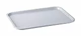 APS Fast Food-Tablett, bruchsicheres und spülmaschinenfestes Serviertablett, Made in Germany, 45 x 35,5 cm, Höhe 2 cm, grau