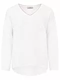 Zwillingsherz Damen Sweatshirt mit Schriftzug – Oversize Pullover aus Baumwolle – Langarmshirt mit V-Ausschnitt – Bequemes Freizeit Oberteil mit positiver Botschaft – Casual Look für Alltag