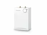 Thermoflow UT 5 Untertischspeicher drucklos | Warmwasserboiler 5 l Speichervolumen | Elektro-Warmwasserboiler G 3/8' Anschluss | 35 - 75 °C | 65 °C in 10 min