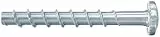 fischer UltraCut FBS II 6x40/5 Panhead, leistungsstarke Betonschraube, Linsenkopfschraube, zur Befestigung in den Bereichen Sanitär, Heizung & Klima, galvanisch verzinkt, 100 Stk.