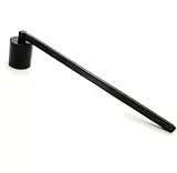 Wxinsheng Kerzenlöscher,Dochtschere,Sicherheit Kerzenschere Dochtschere,Langstieliger Kerzenlöscher Zange, Kerzenlöscher Edelstahl,Kerzenlöscher, Dochtlöscher,für die meisten Kerzen (Schwarz)