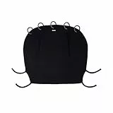 Dooky - Sonnenschutz für Kinderwagen, Buggy & Babyschale - Schwarz - Sonnensegel Wetterschutz, Windschutz Regenschutz Kinderwagen, Sonnenschutz Buggy, Sonnenschirm - Baumwolle - LxBxH = 26x3x18 cm