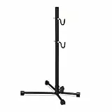Relaxdays Fahrradständer, Verstellbarer Hinterradständer, Rahmen bis 27,5', bis 30 kg, HBT: 63,5 x 32 x 35 cm, schwarz