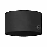 Buff Unisex Coolnet Uv® Wide Headband Laufbekleidung Stirnband Solid Night Blue - Dunkelblau
