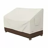 Amazon Basics Abdeckung für 2-Sitzer, Bank, Beige, Hellbraun