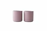 Design Letters Favourite Cup 2 Set Lavendel | kaffeebecher Porzellan 250 ml | Espressotassen | Becher ohne Henkel | Scandinavia Teetassen Geschenke für frauen, männer | Cappuccino Tassen fur Frauen