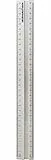 Eberhard Faber 570009 - Aluminium Lineal, ca. 30 cm, rutschfestes und bruchsicheres Metall Lineal
