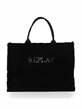 REPLAY Damen FW3815 Tote Bag Tasche, 0098 Black